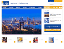 Tablet Screenshot of nibag.nl